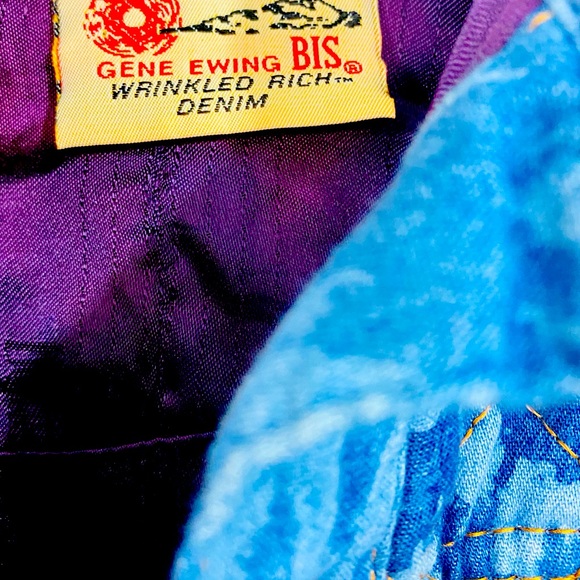 Fabulous Vintage Denim Quilted Cheetah Jacket - Picture 4 of 16